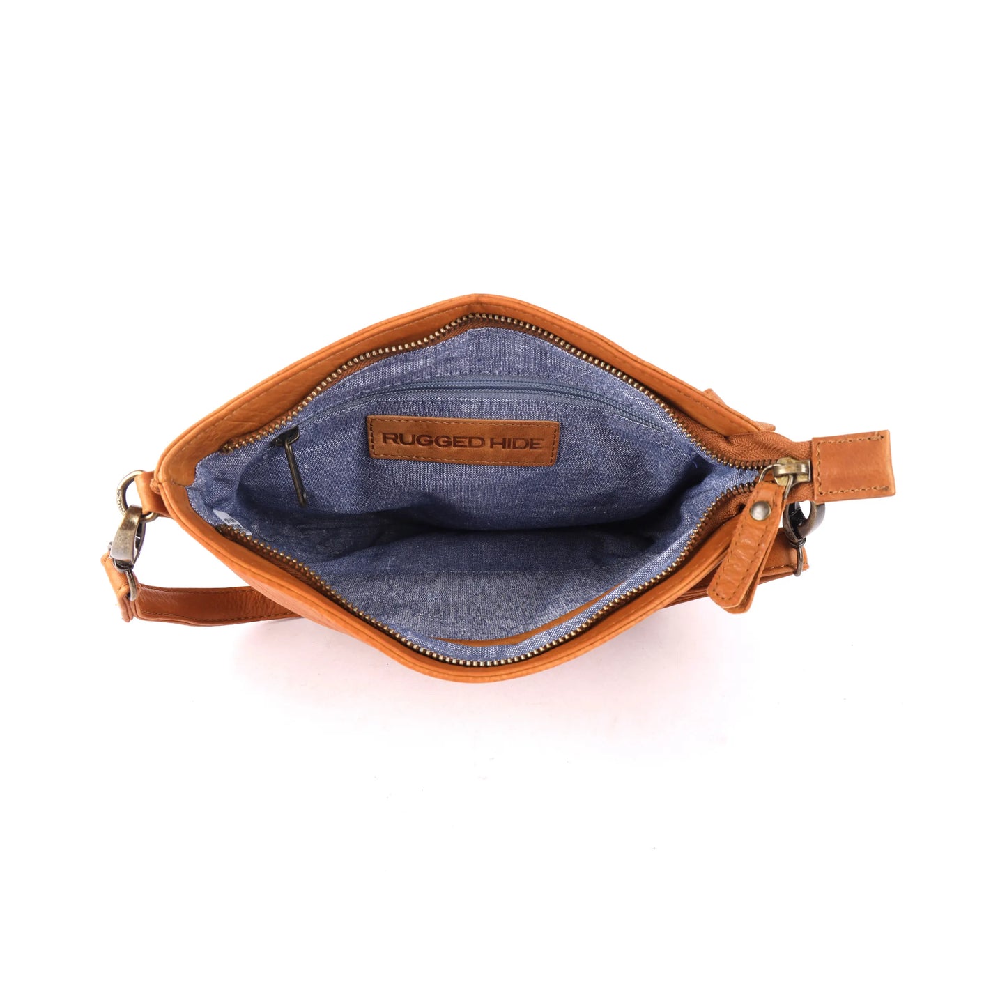 Rugged Hide Amsterdam Soft Leather Crossbody Bag ( Medium ) UARH2503
