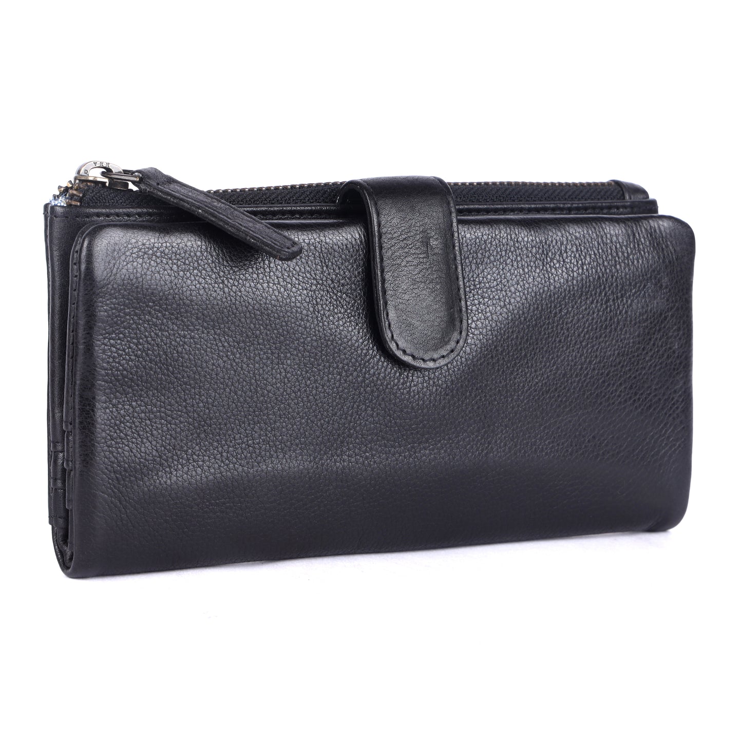 Press-stud closure Slim Ladies Leather Wallet UARH2629