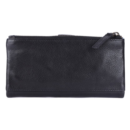 Press-stud closure Slim Ladies Leather Wallet UARH2629