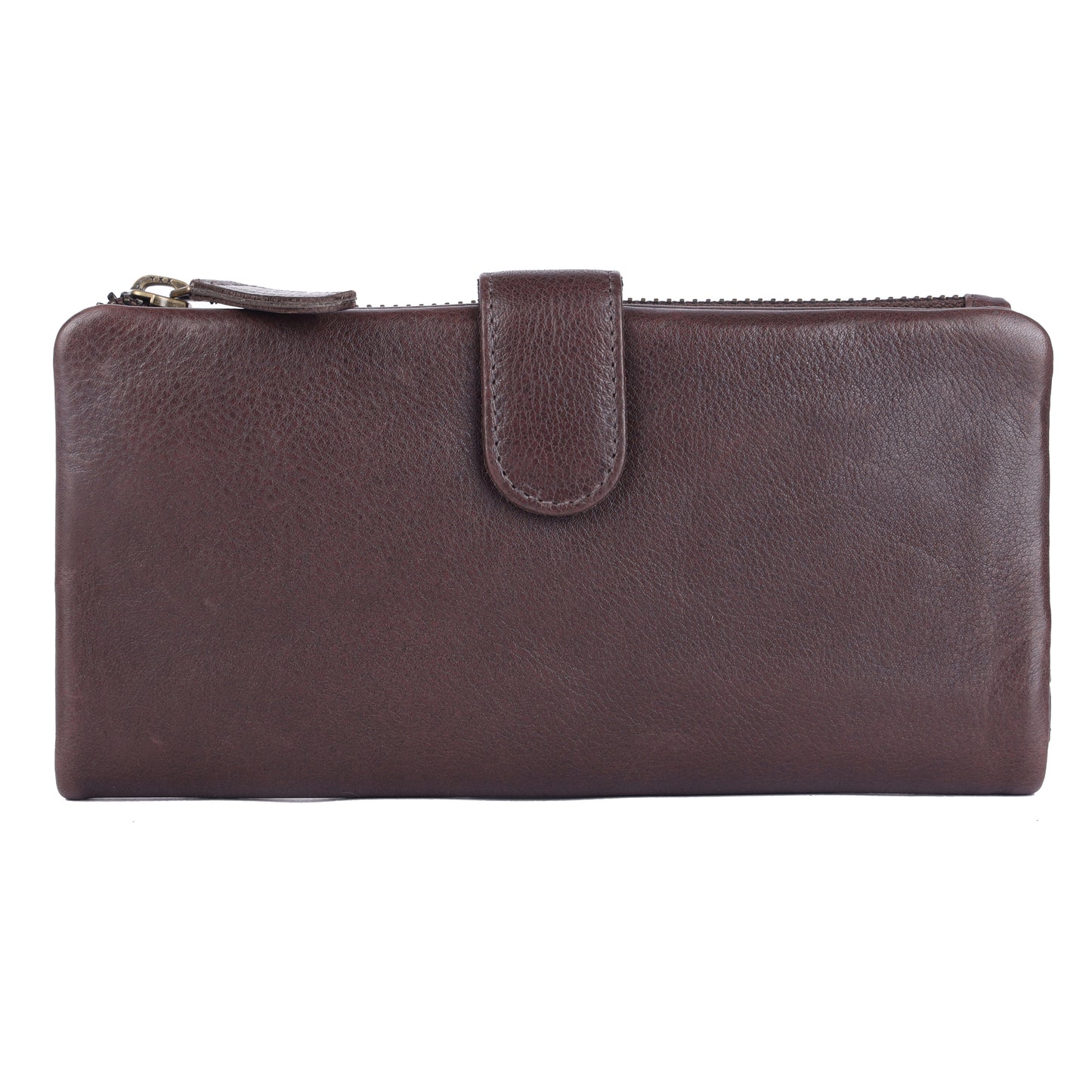 Press-stud closure Slim Ladies Leather Wallet UARH2629