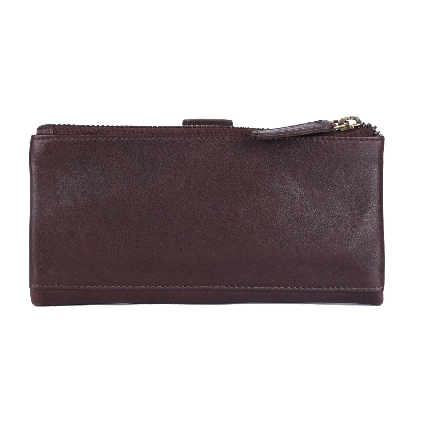 Press-stud closure Slim Ladies Leather Wallet UARH2629