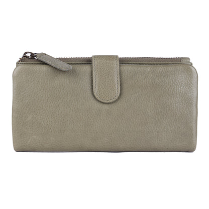 Press-stud closure Slim Ladies Leather Wallet UARH2629