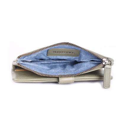 Press-stud closure Slim Ladies Leather Wallet UARH2629