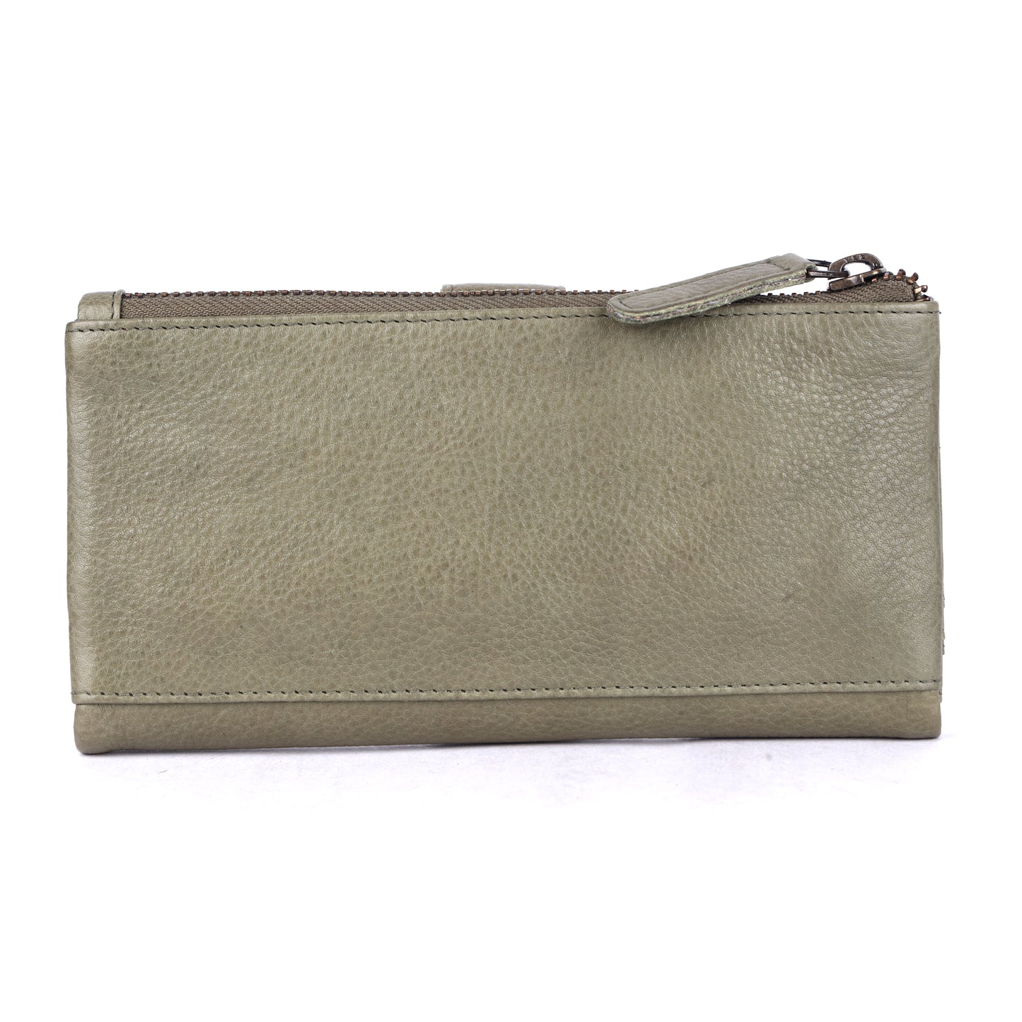 Press-stud closure Slim Ladies Leather Wallet UARH2629