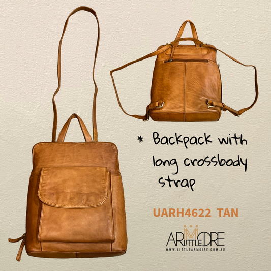 Ladies Leather Backpack / Crossbody UARH4622