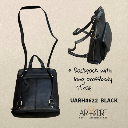 Ladies Leather Backpack / Crossbody UARH4622