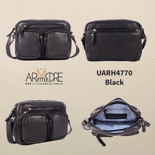 Small cross body bag with pockets UARH4770 BURNIE