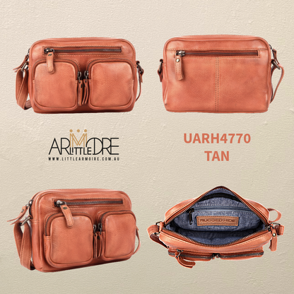 Small cross body bag with pockets UARH4770 BURNIE