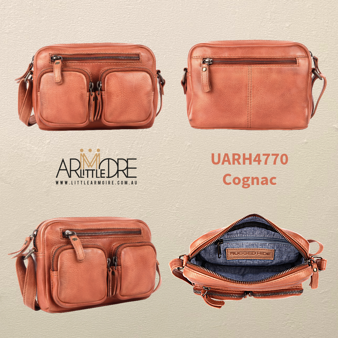 Small cross body bag with pockets UARH4770 BURNIE