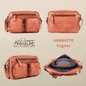 Small cross body bag with pockets UARH4770 BURNIE
