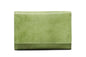 Soft Small Bifold Delta Leather Wallet with press stud UARH482