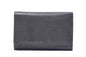 Soft Small Bifold Delta Leather Wallet with press stud UARH482