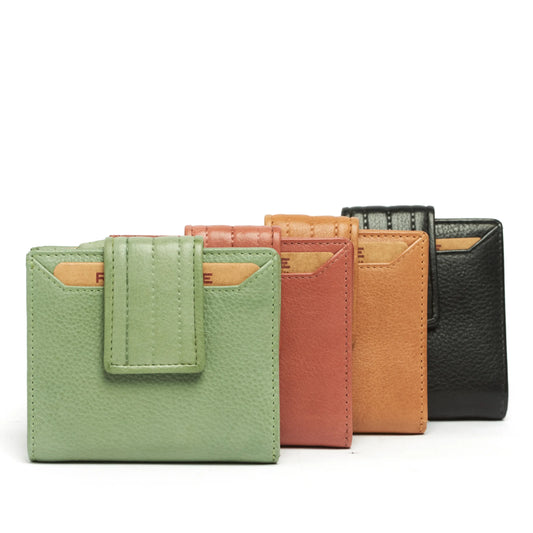 Small Compact RFID Leather Wallet UARH486