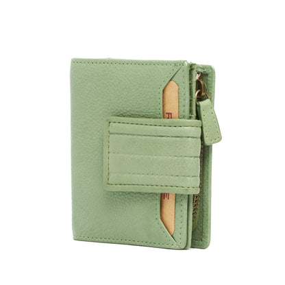 Small Compact RFID Leather Wallet UARH486