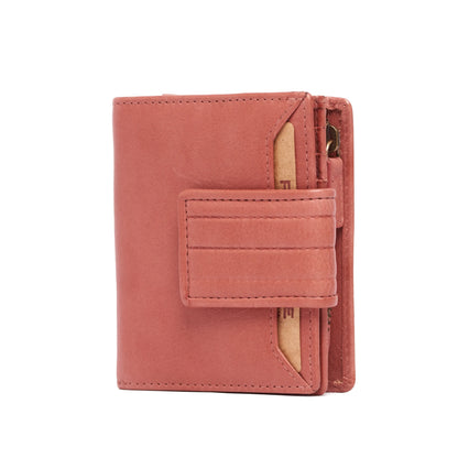 Small Compact RFID Leather Wallet UARH486