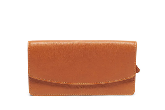 Full Size Soft Leather Millie Wallet with Press Stud UARH529