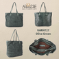 Large Woven Leather Shopper Shoulder Bag UARH727 Kalgoorlie