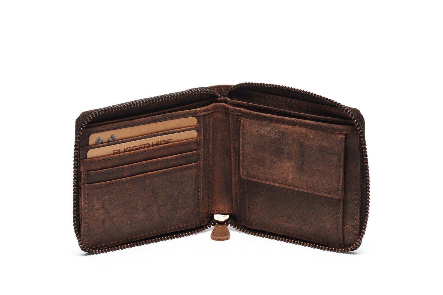 Rugged Hide Bobby Men's Leather Wallet UARH8174
