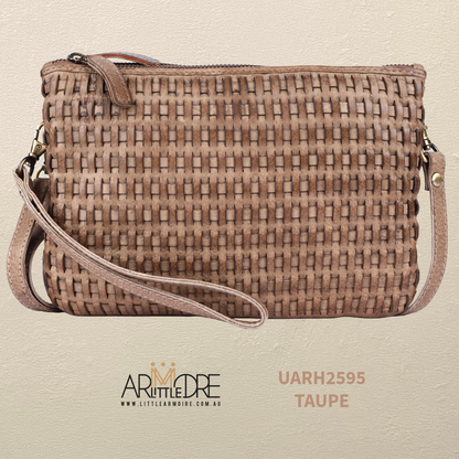 Leather Crossbody Woven Bag UARH2595 RIMINI