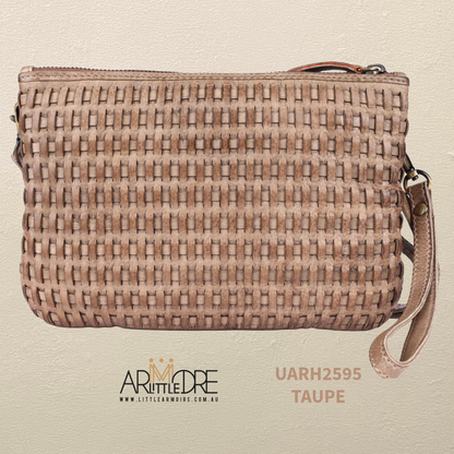 Leather Crossbody Woven Bag UARH2595 RIMINI