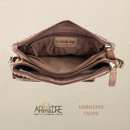 Leather Crossbody Woven Bag UARH2595 RIMINI
