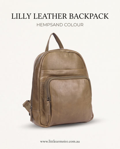 UARH472 Ladies Leather Backpack