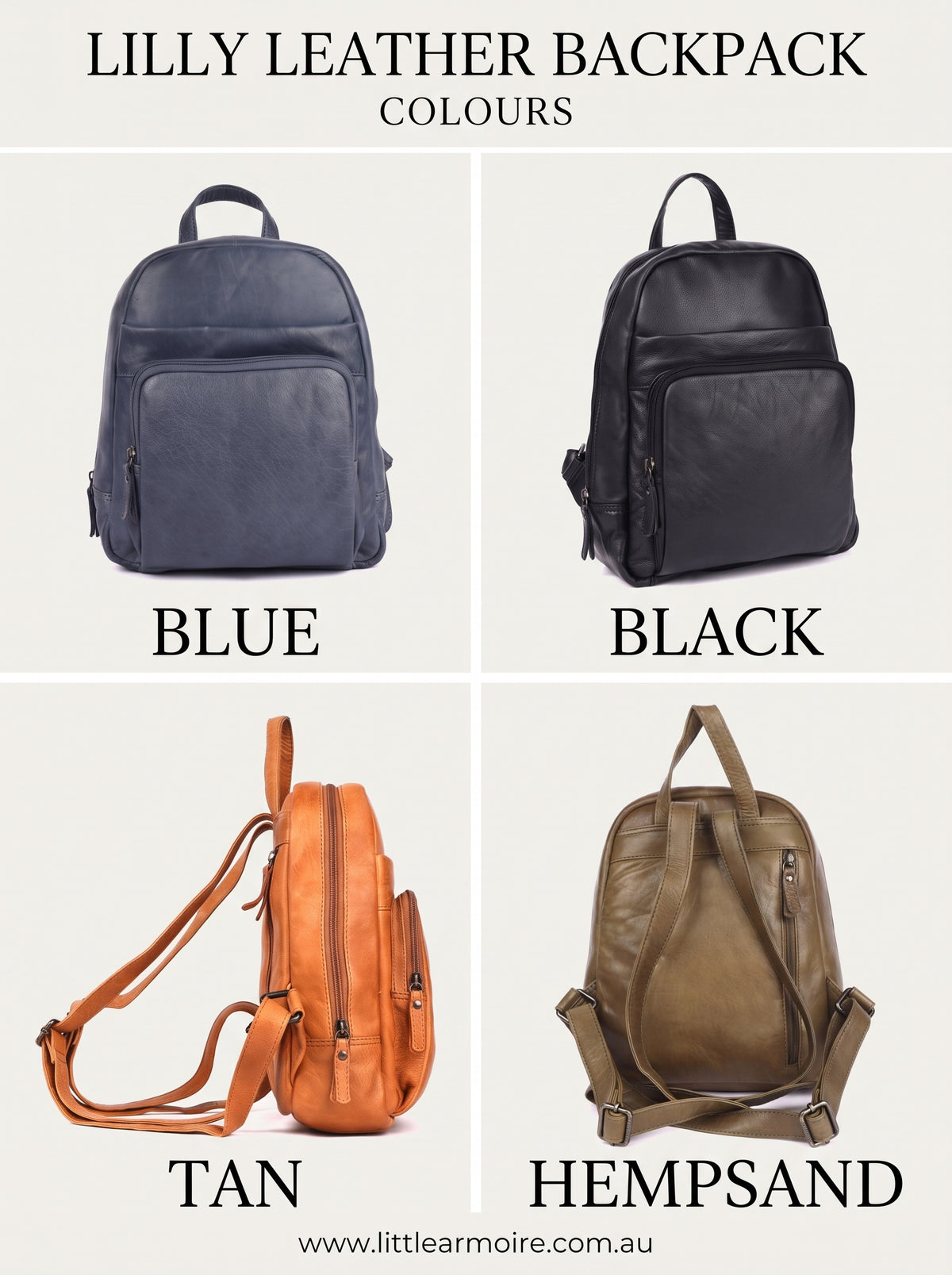 UARH472 Ladies Leather Backpack