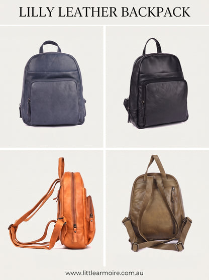 UARH472 Ladies Leather Backpack