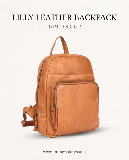 UARH472 Ladies Leather Backpack