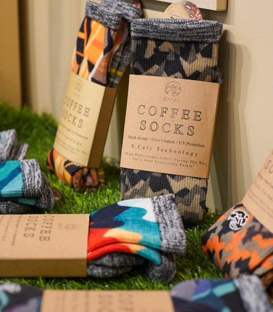 RAFAC Coffee Yarn Socks - Wildlife Series: UARFWL2325A for Adult