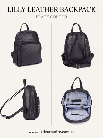 UARH472 Ladies Leather Backpack