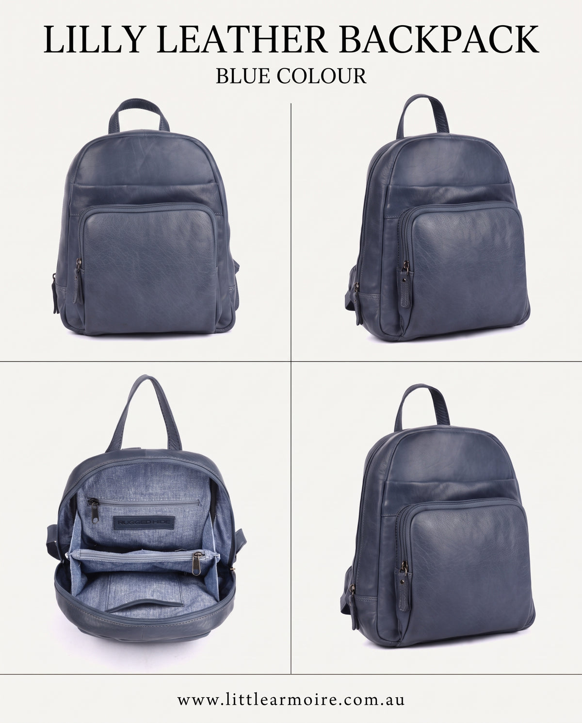 UARH472 Ladies Leather Backpack