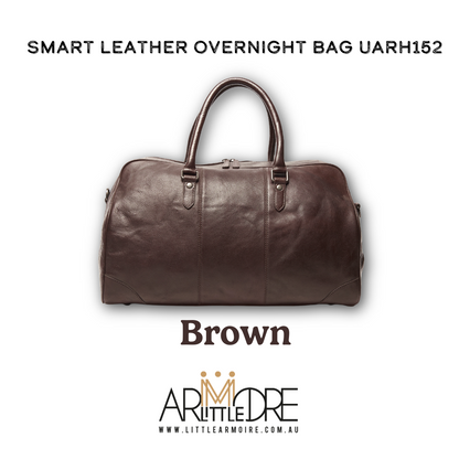 Smart Leather Overnight / Luggage Bag UARH152 TITAN