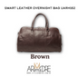 Smart Leather Overnight / Luggage Bag UARH152 TITAN