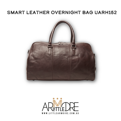 Smart Leather Overnight / Luggage Bag UARH152 TITAN