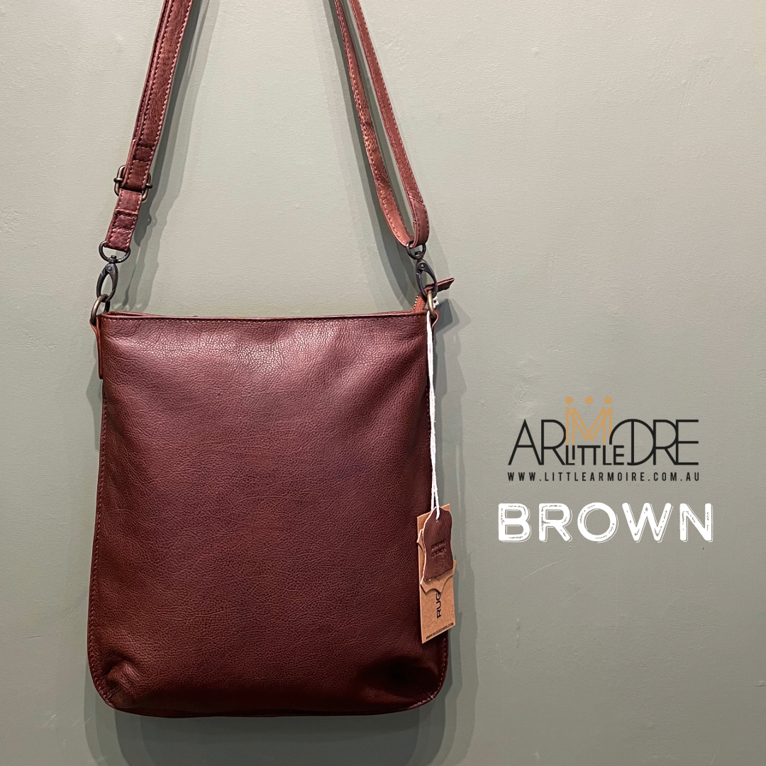 Rugged Hide Berlin Soft Leather Crossbody Bag ( Large ) UARH2502
