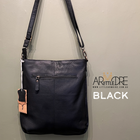 Rugged Hide Berlin Soft Leather Crossbody Bag ( Large ) UARH2502