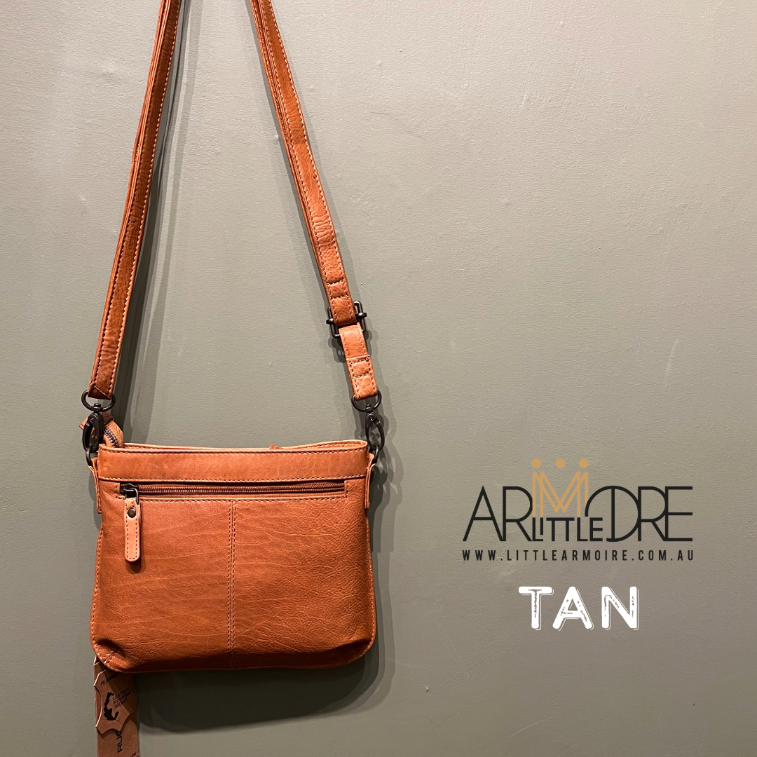 Rugged Hide Tokyo Soft Leather Crossbody Bag ( Small ) UARH2504