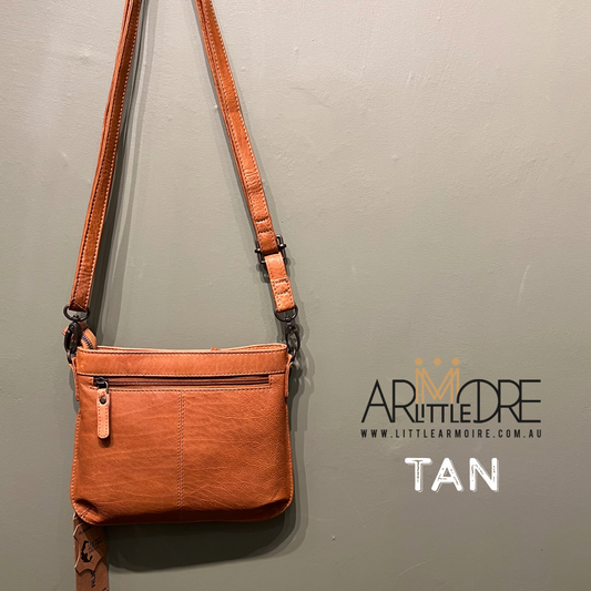 Rugged Hide Tokyo Soft Leather Crossbody Bag ( Small ) UARH2504
