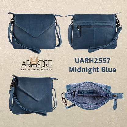 Soft Leather Envelope-Style Crossbody Bag UARH2557 WINMALEE