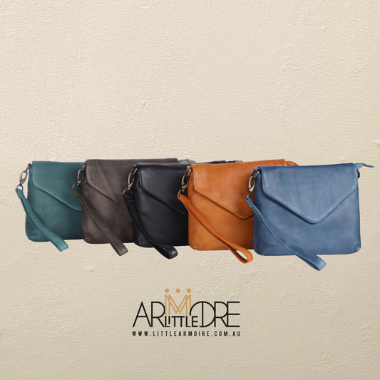 Soft Leather Envelope-Style Crossbody Bag UARH2557 WINMALEE