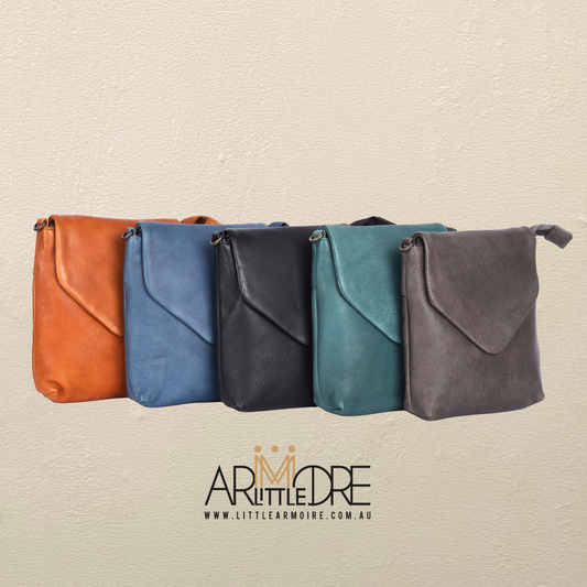 Soft Leather Small Envelope Crossbody Bag UARH2558 Bexley