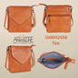 Soft Leather Small Envelope Crossbody Bag UARH2558 Bexley