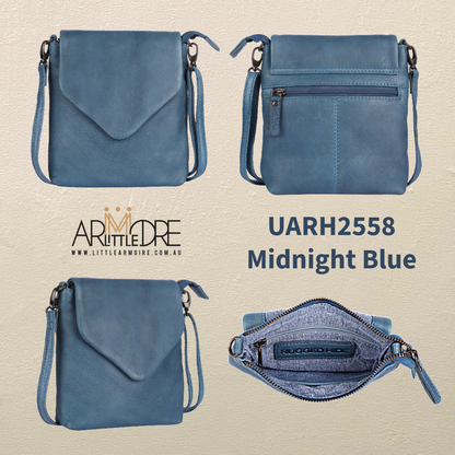 Soft Leather Small Envelope Crossbody Bag UARH2558 Bexley