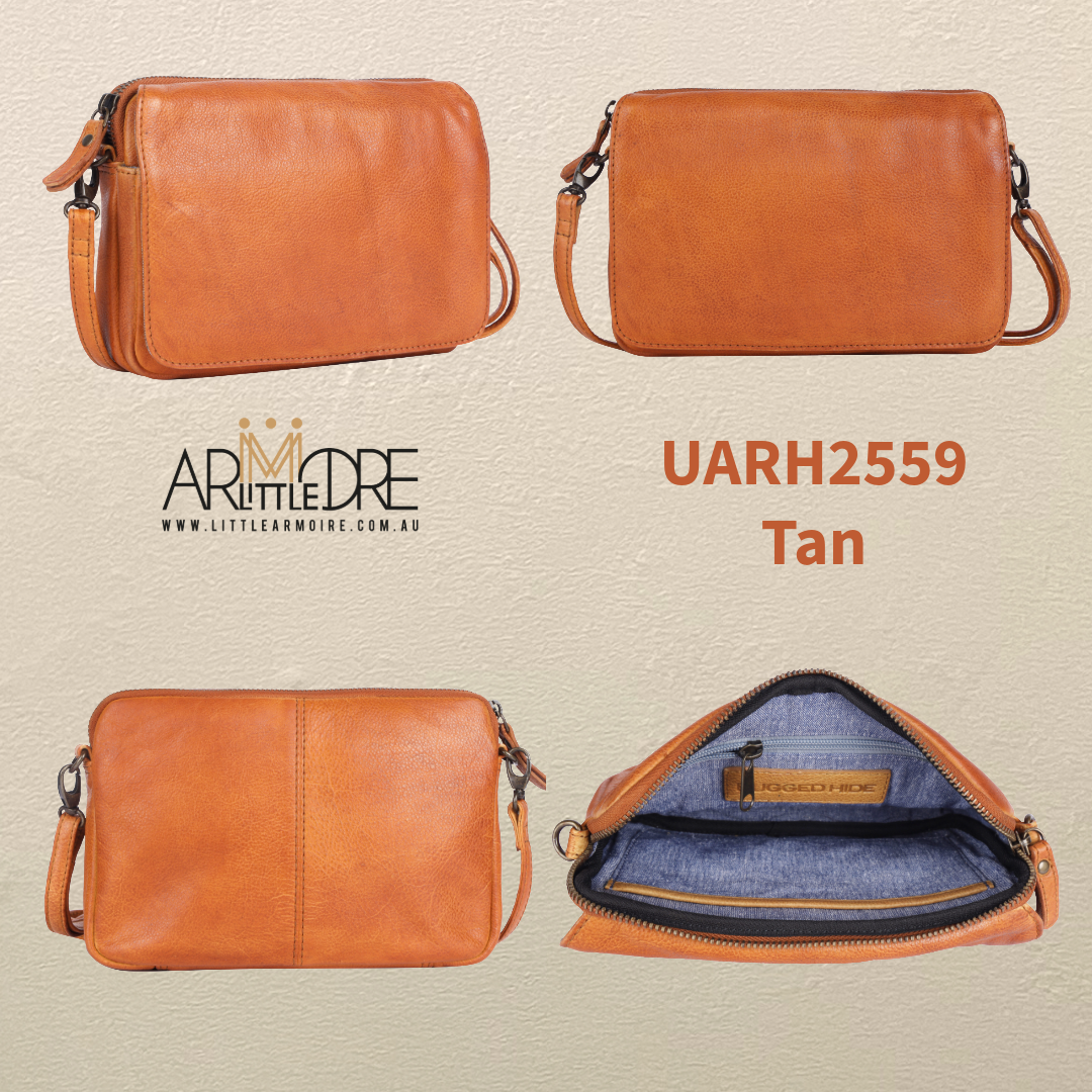 Soft Leather Ladies Crossbody Bag UARH2559 Wareemba