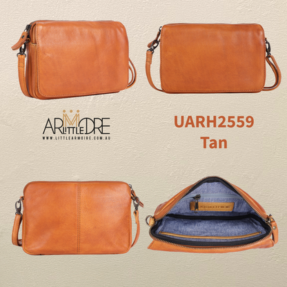 Soft Leather Ladies Crossbody Bag UARH2559 Wareemba