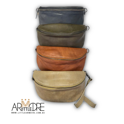 Leather Chest Bag/Crossbody bag UARH479 Charlotte
