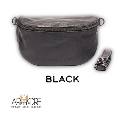 Leather Chest Bag/Crossbody bag UARH479 Charlotte