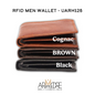 Men's Leather Wallet with Coin UARH125