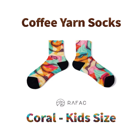 RAFAC Coffee Yarn Socks - Wildlife Series : UARFWL2325K for KIDS